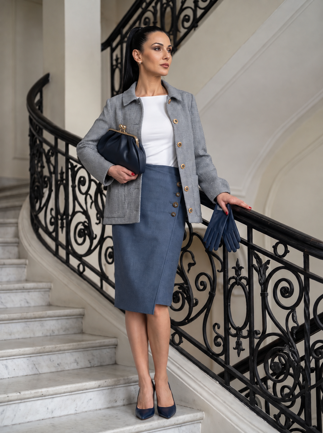 Elegancka moda na marmurowych schodach-2.png